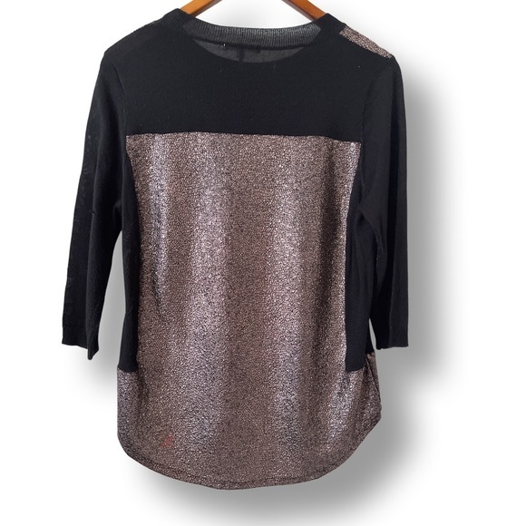 LUCY PARIS
ALIN Black Nacre Crackled Blouse size s NWOT - Picture 7 of 8